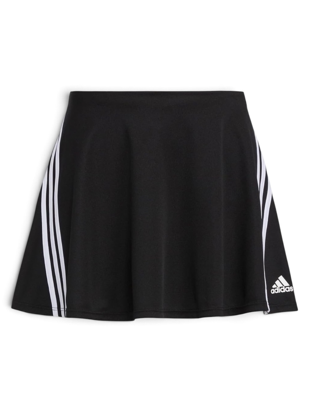 Adidas Girls' 3-Stripe Flounce Knit Skorts Tennis Skirt Size XL (14-16)